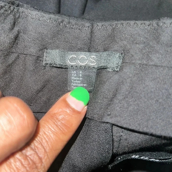 COS  Wool Blend Trousers size 8 - Picture 6 of 7